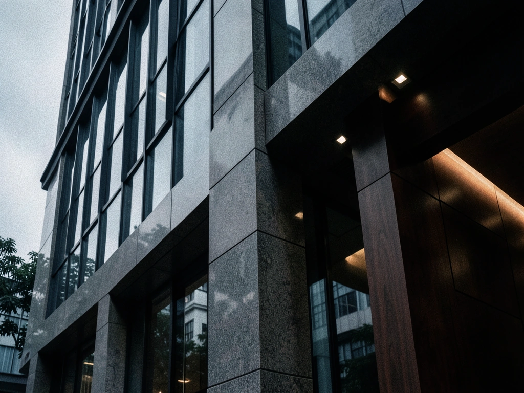 Jakarta glass and stone architecture